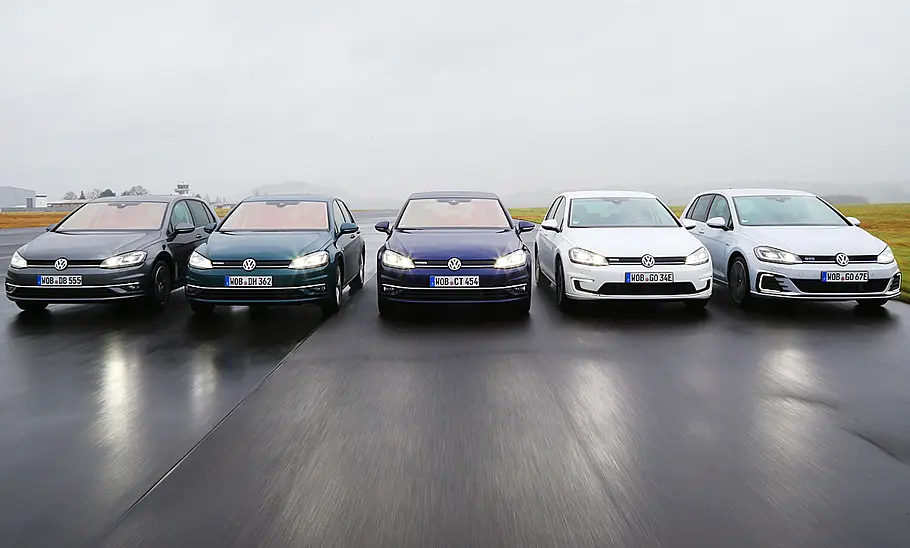 VW Golf: Antriebsmöglichkeiten Vergleich