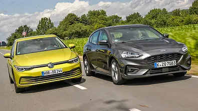 VW Golf/Ford Focus - Foto: Niklas Gotta