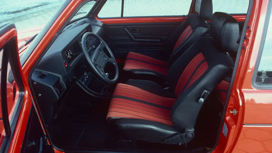 Die Sitze des VW Golf GTI