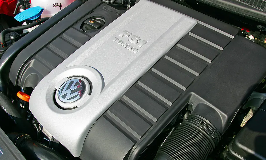 Der Motor des VW Golf 5 GTI.
