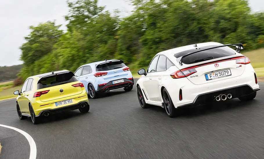 VW Golf GTI Clubsport/Hyundai i30 N Performance/Honda Civic Type R