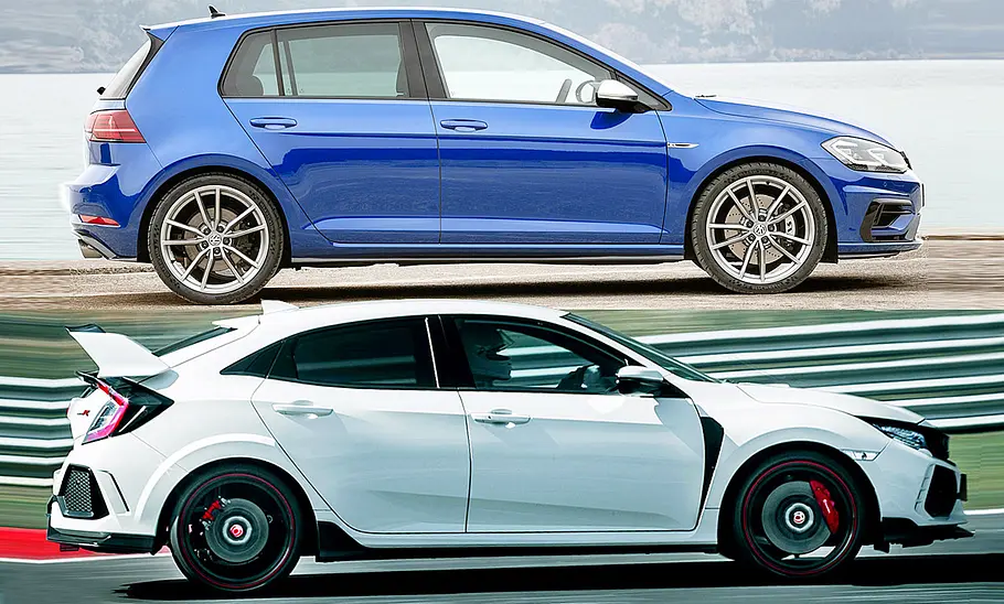 VW Golf R/Honda Civic Type R