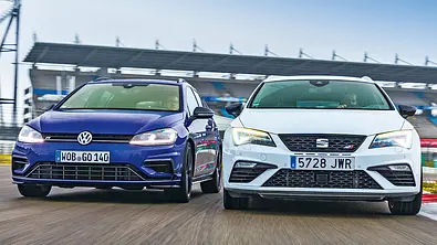 VW Golf R Variant/Seat Leon Cupra 300 - Foto: Frank Ratering
