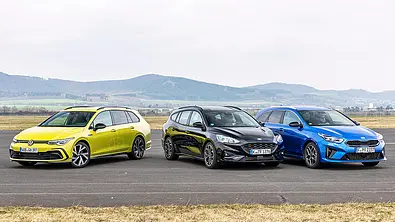 VW Golf Variant/Ford Focus Turnier/Kia Ceed Sportswagon - Foto: Frank Ratering
