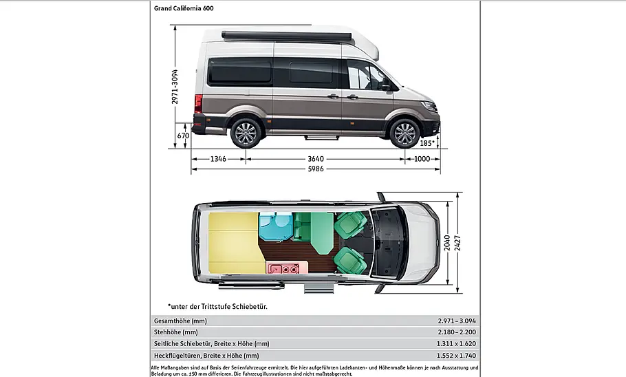 Grand California 680 Grundriss