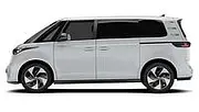Die Studioaufnahme zeigt den VW ID. Buzz von der Seite. - Foto: Carwow