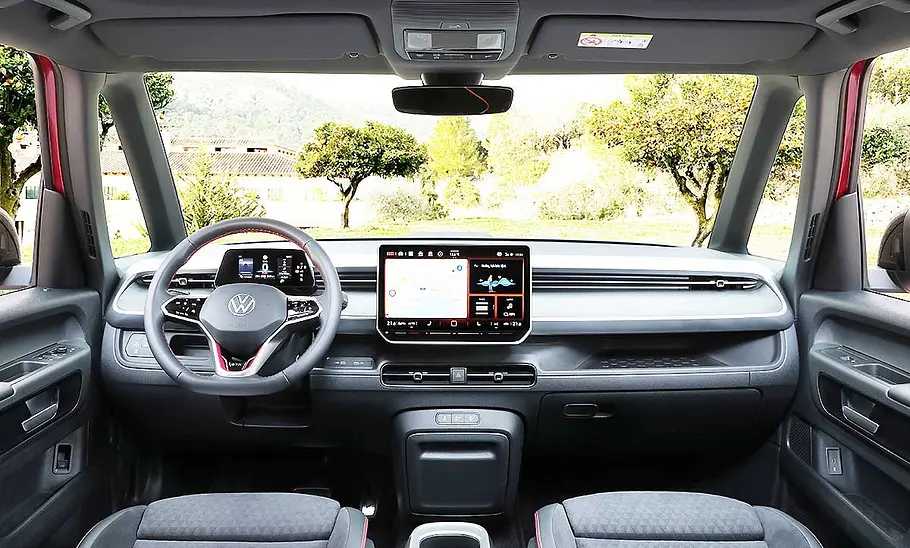 Das Cockpit des VW ID. Buzz.
