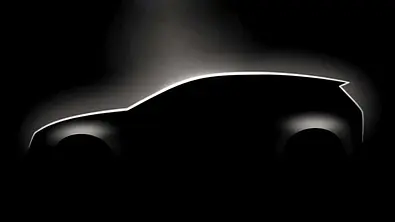 Eine Zeichnung zeigt die Silhouette des VW ID. Golf. - Foto: VW