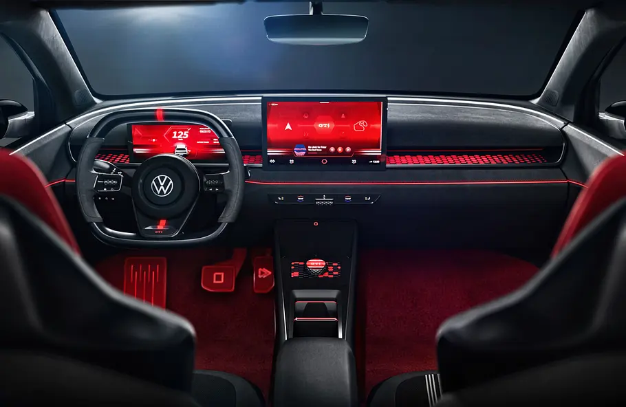 Das Cockpit des VW ID. GTI Concept