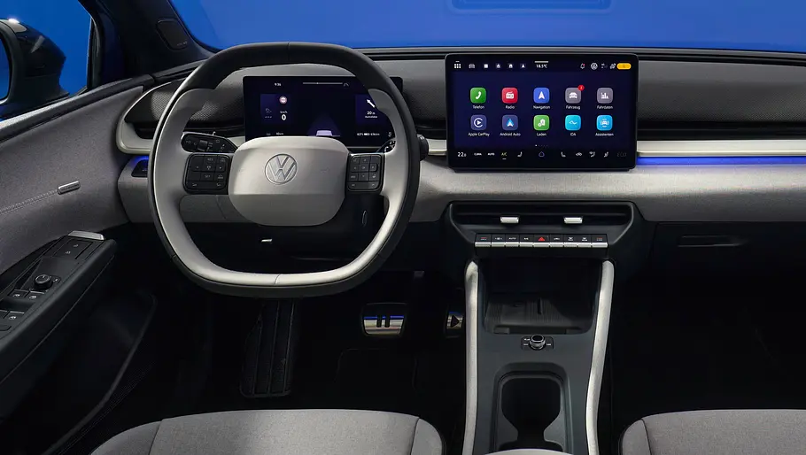 Das Cockpit des VW ID. Polo.