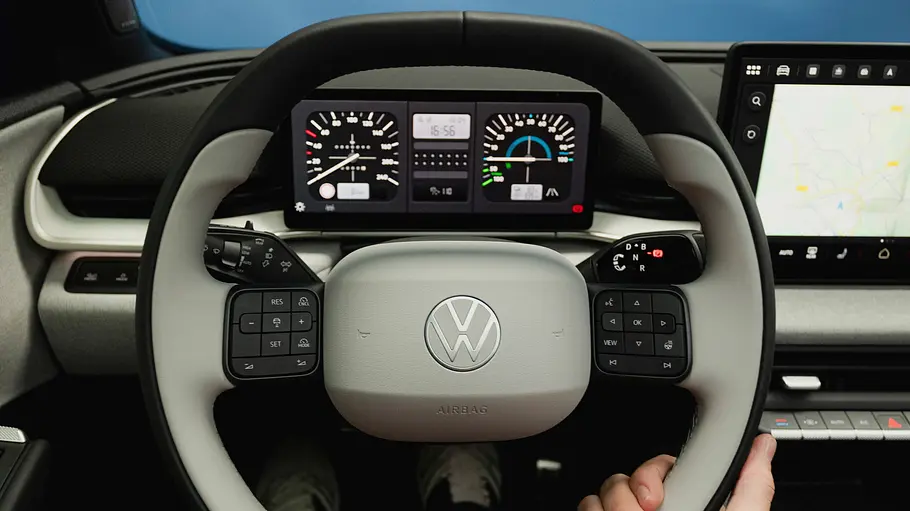 Lenkrad des VW ID. Polo.