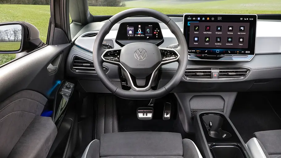 VW ID.3 Das Cockpit des VW ID.3.