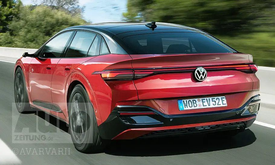 VW Trinity (2032); Illustration; fahrend von vorne
