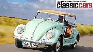 Der VW Jolly von vorne während der Fahrt fotografiert. - Foto: Ingo Barenschee