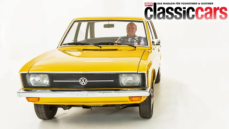 Der VW K70 stehend von vorne.