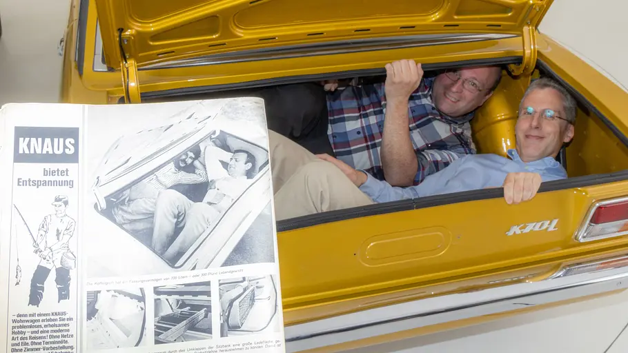 Der Kofferraum des VW K70.