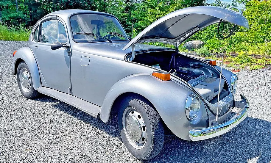 VW Käfer Coupé Der Kofferraum des VW Käfer Coupé.
