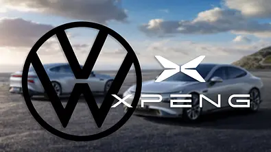 VW-Kooperation mit XPeng - Foto: VW/XPeng/Montage AUTO ZEITUNG