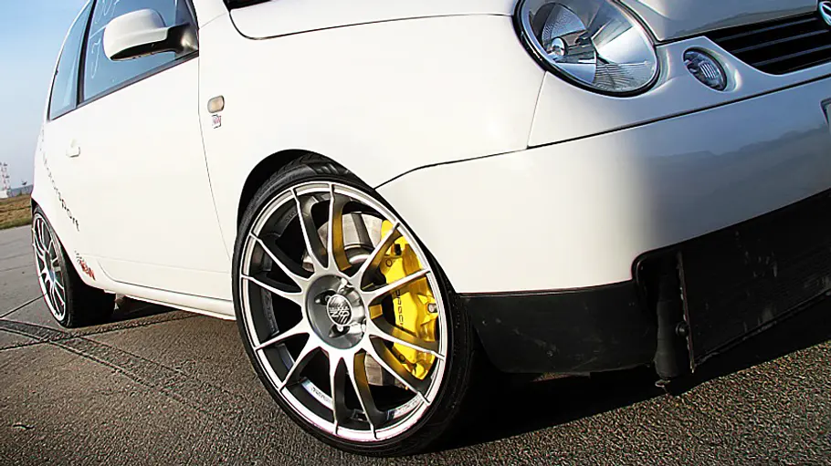 Die Felge des VW Lupo Bimotor
