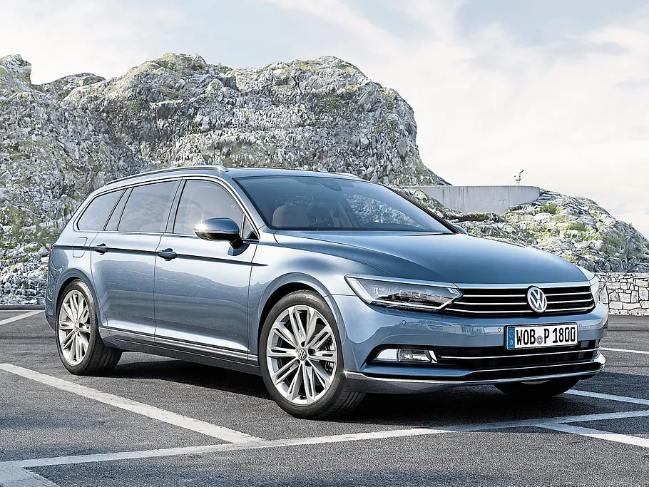 VW Passat Variant 2014 Vergleich Bilder technische Daten Front-Grill