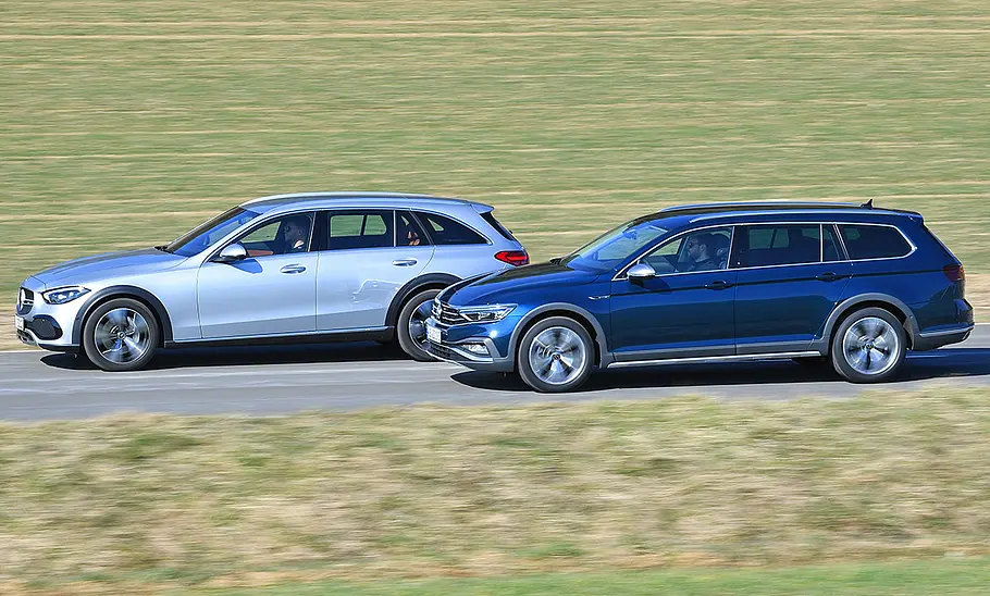 Mercedes C-Klasse All-Terrain/VW Passat Alltrack Mercedes C-Klasse All-Terrain/VW Passat Alltrack