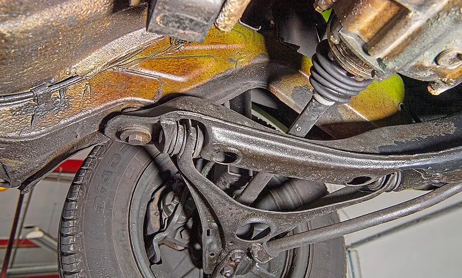 Der Aggregate-Träger des VW Passat B1.