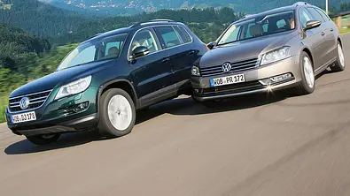 Der Preisunterschied von VW Passat Variant und VW Tiguan