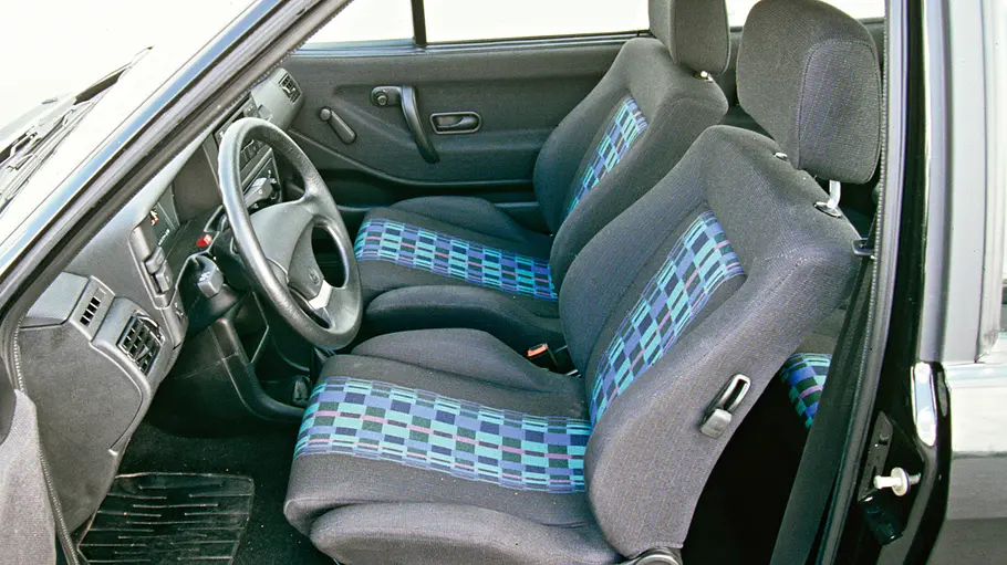 Die Sitze des VW Polo G40.