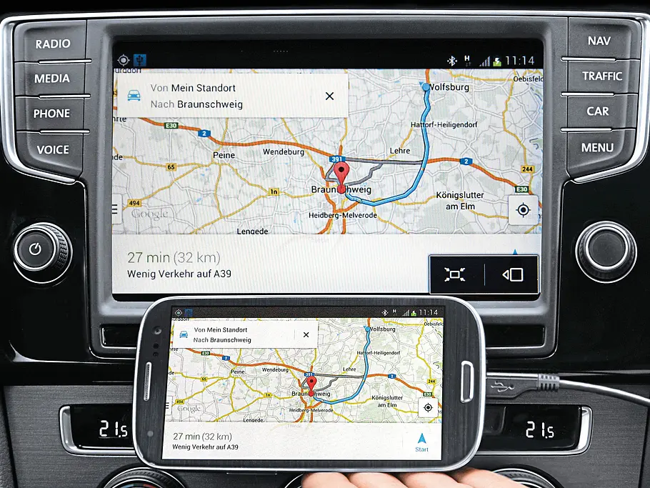 VW Polo Vergleich Test Bilder technische Daten MirrorLink