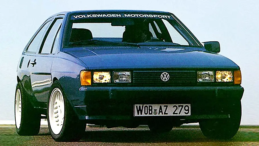 Der VW Scirocco Bi-Motor (1983) in der Frontansicht