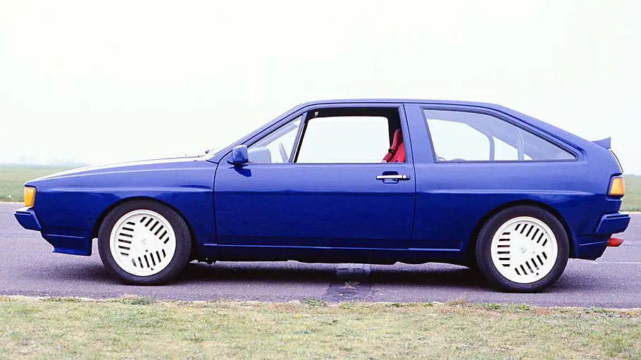 Der VW Scirocco Bi-Motor (1983) in der Seitenansicht