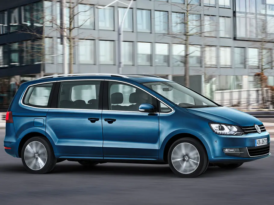 VW Sharan Facelift 2015 Familien Van Genfer Autosalon Motoren TDI