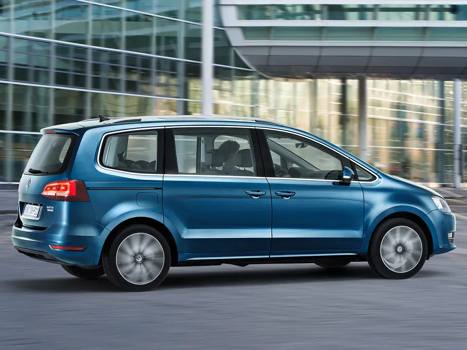 VW Sharan Facelift 2015 Familien Van Genfer Autosalon Motoren TDI