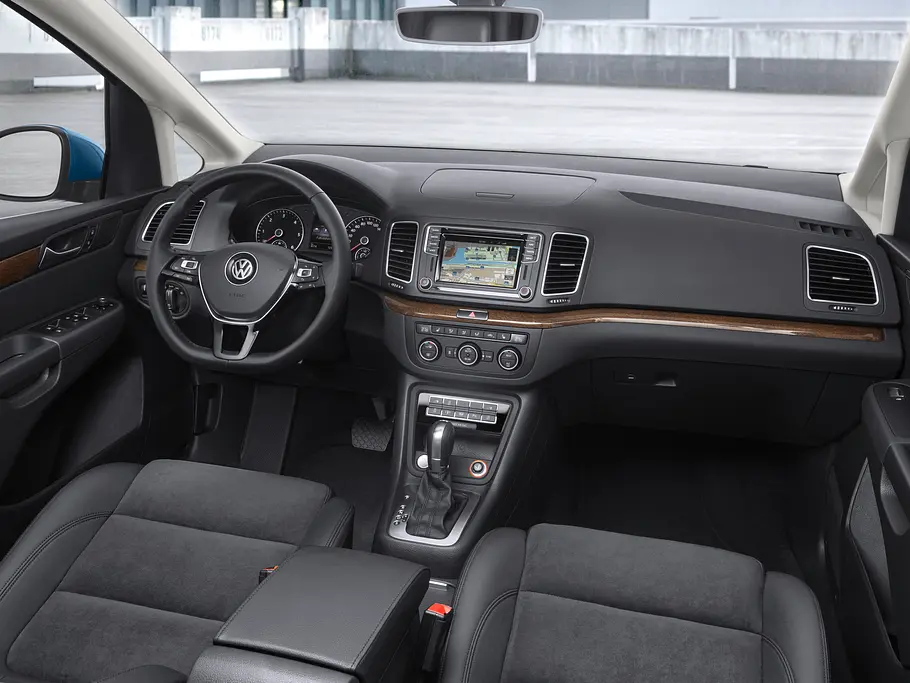 VW Sharan Facelift 2015 Familien Van Genfer Autosalon Motoren TDI