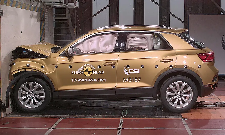 VW T-Roc (2017) im Crashtest