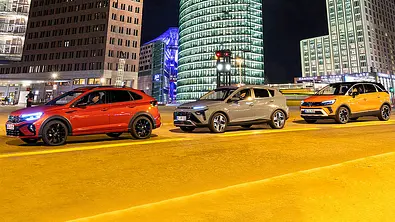 VW Taigo/Hyundai Bayon/Opel Crossland - Foto: Frank Ratering