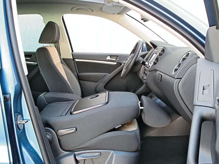VW Tiguan Beifahrersitz umklappbar