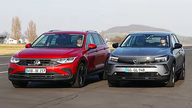 VW Tiguan/Opel Grandland - Foto: Daniela Loof