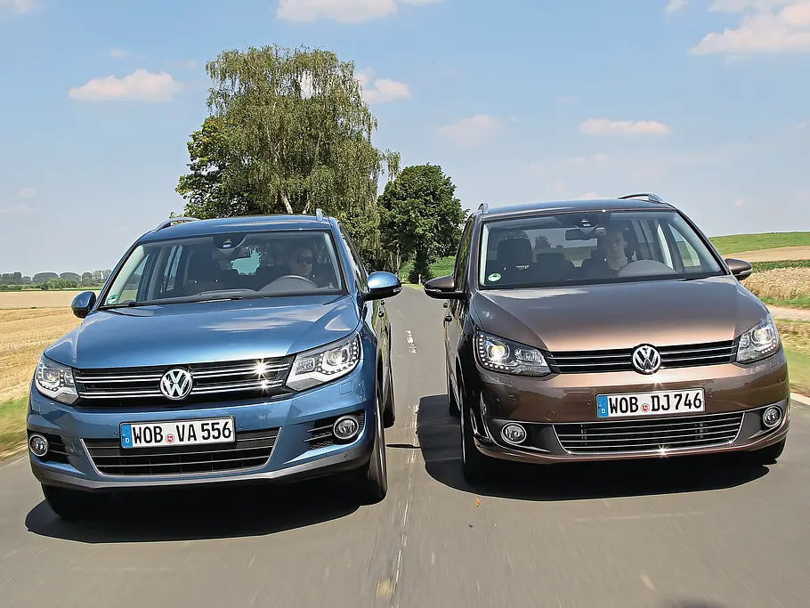 VW Tiguan VW Touran Front
