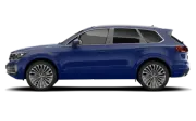 Der VW Touareg von der Seite. - Foto: Carwow