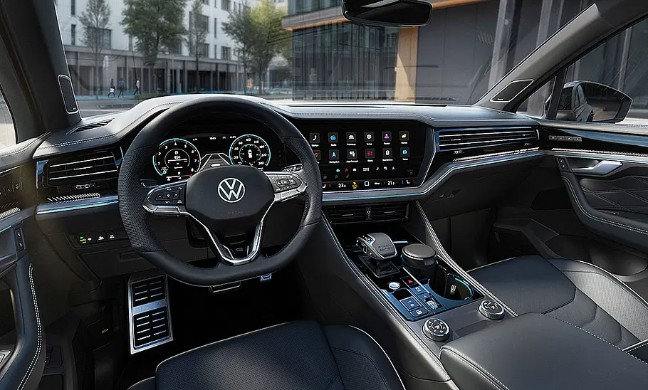 VW Touareg Final Edition (2025) Das Cockpit des VW Touareg Final Edition (2025).