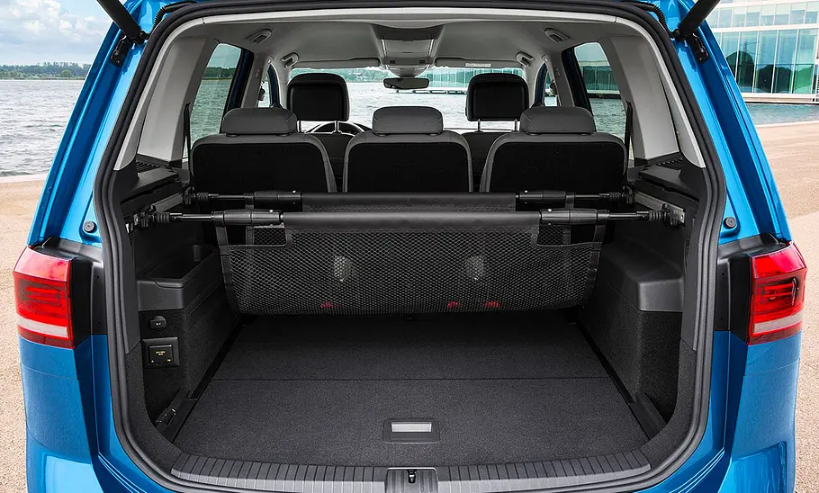VW Touran (2015) Der Kofferraum des VW Touran (2015).