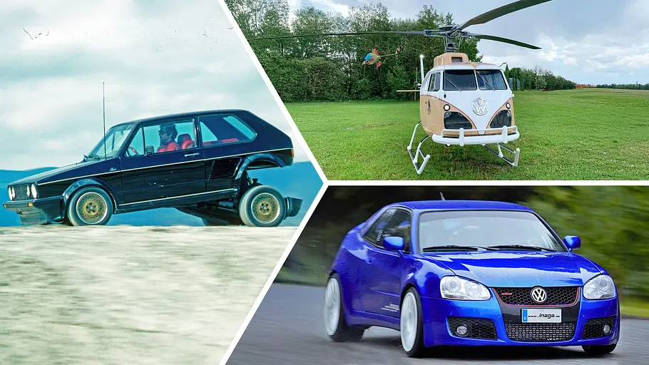 Collage mit VW Tunings