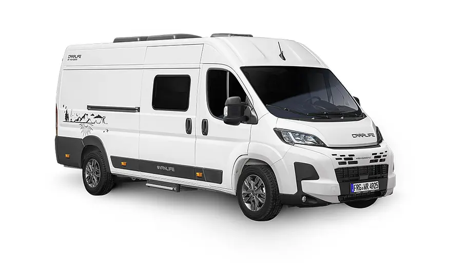 Der Weinsberg Caralife 630 LQ in der statischen Außenansicht von schräg vorne rechts.