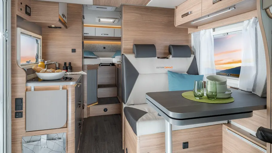 Weinsberg CaraSuite 650 MEG Spicy (2026) Die Innenaufnahme zeigt den Weinsberg CaraSuite 650 MEG Spicy (2026).