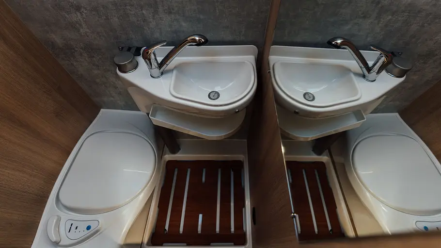 Die Nasszelle des Womondo Lifestyle.