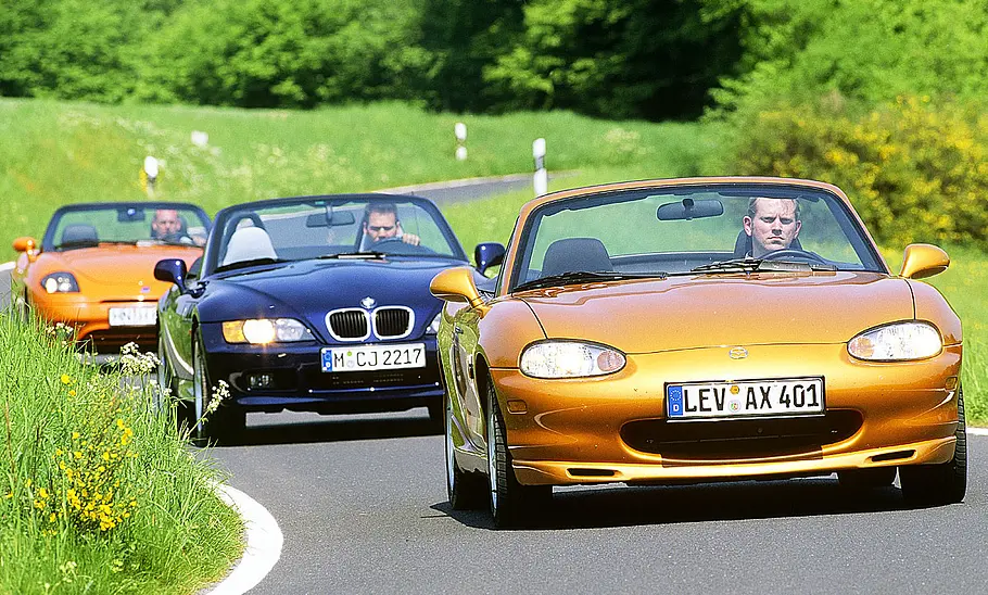 BMW Z3/Mazda MX-5/Fiat Barchetta: Vergleich